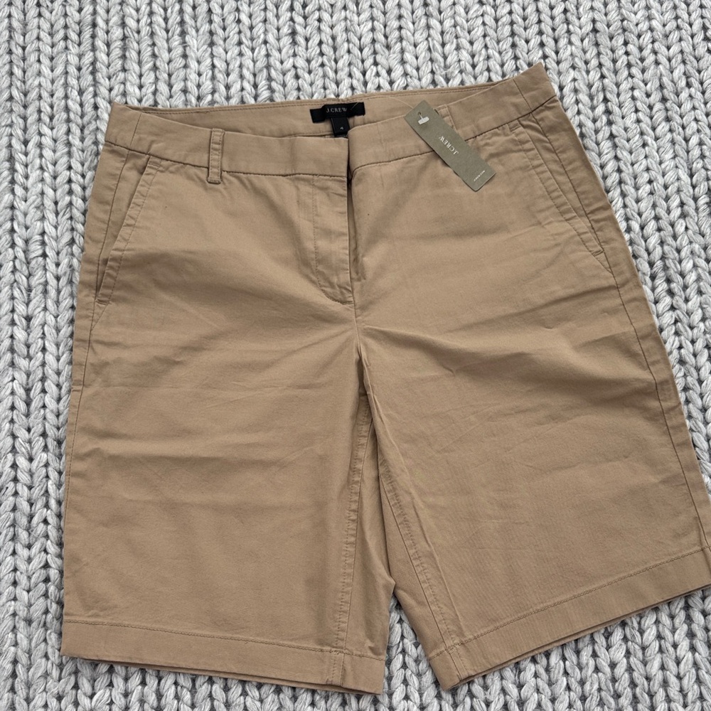 J. Crew Women's Tan Bermuda Shorts